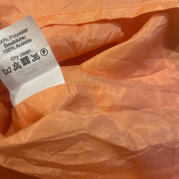 J Crew Factory Womens Ladies Cami Dress 43785 Coral Size 8 Pockets Lined Summer - Picture 12 of 13